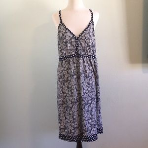 Brand New Faded Glory Navy Print Dress